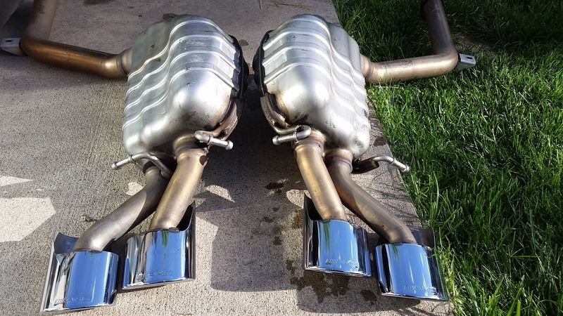 Engine - Exhaust - W204 C63 Mufflers - New or Used - 2008 to 2015 Mercedes-Benz C63 AMG - Van Nuys, CA 91411, United States