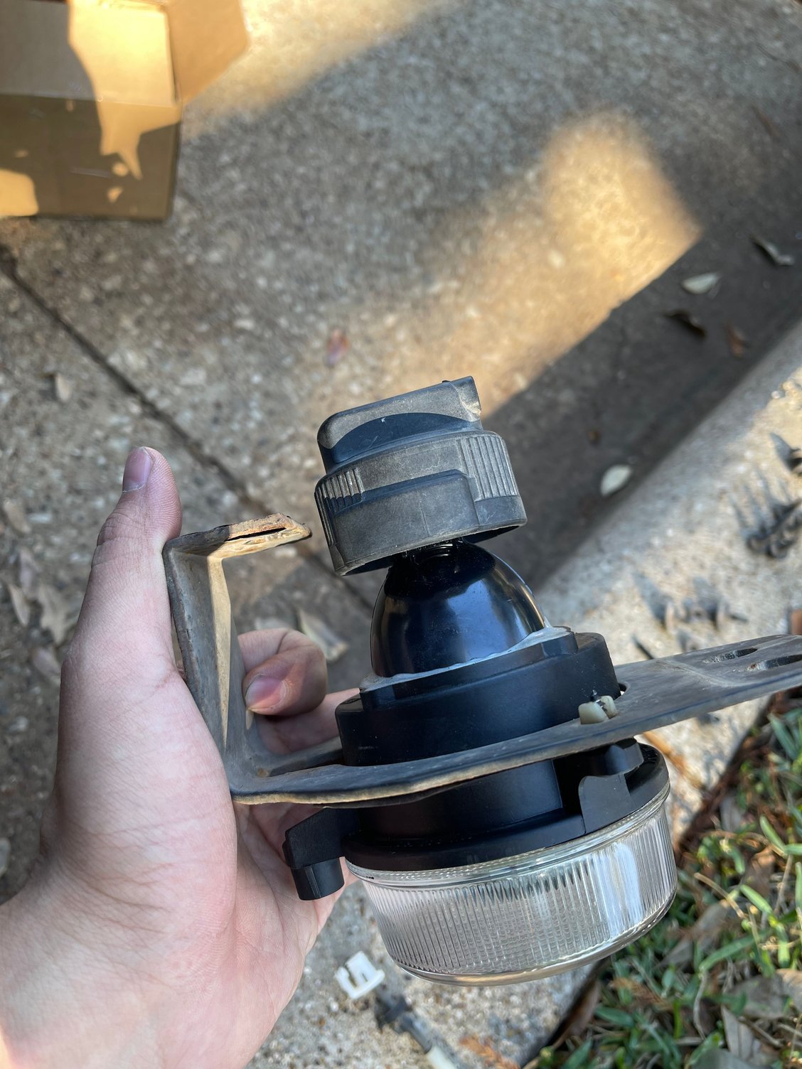 Old fogs were all smashed & hazy. Replaced with new almost exact fit units