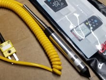 Inexpensive tire probe recommended by Deezums.  Came from HK in 3 weeks to stateside.

https://www.amazon.com/PerfectPrime-TL3000-Thermocouple-Temperature-Pyrometers/dp/B07H5H1YV9