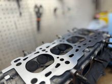 A keen eye will spot i didnt have the valves low enough before i started sanding this…