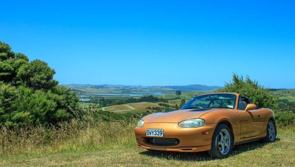 Out for a cruise with the top down