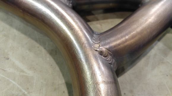 First EVER DOM weld, here. Minor undercutting, but I'm an Engineer, not a Welder - A little more practice and they were much better. Having a sychrowave definitely helped...