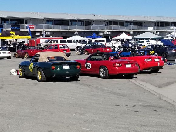 Three of the five Alberta cars