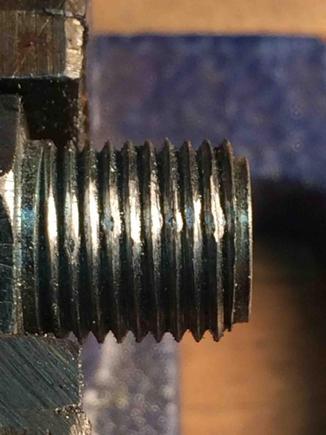 filed screw threads