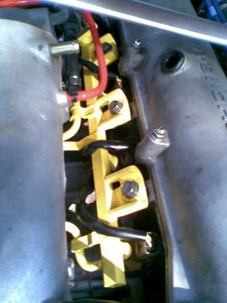 Installed fuel rail