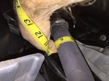 Sedan: After the Resonators where the Midpipe meets Axleback/Muffler outlet is 6.125 inches in circumference.  Note that  forum SW transferred pic upside down.