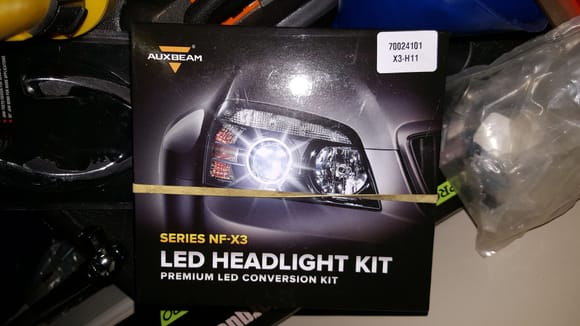 Did alot of research and decided to go with AuxBeams LED bulbs (H11). Hopefully they last!