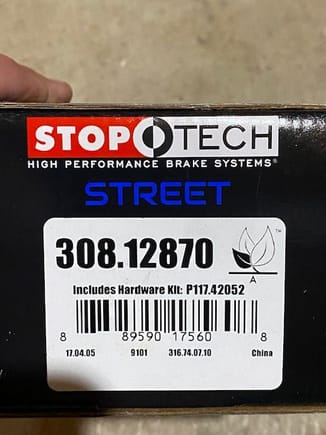 StopTech Street Pads
