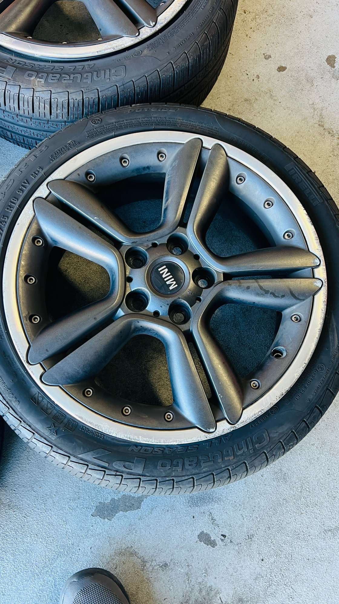 Wheels and Tires/Axles - R60 5 spoke OEM Wheels 19” - Used - 2011 to 2022 Mini Cooper Countryman - Pacifica, CA 94044, United States