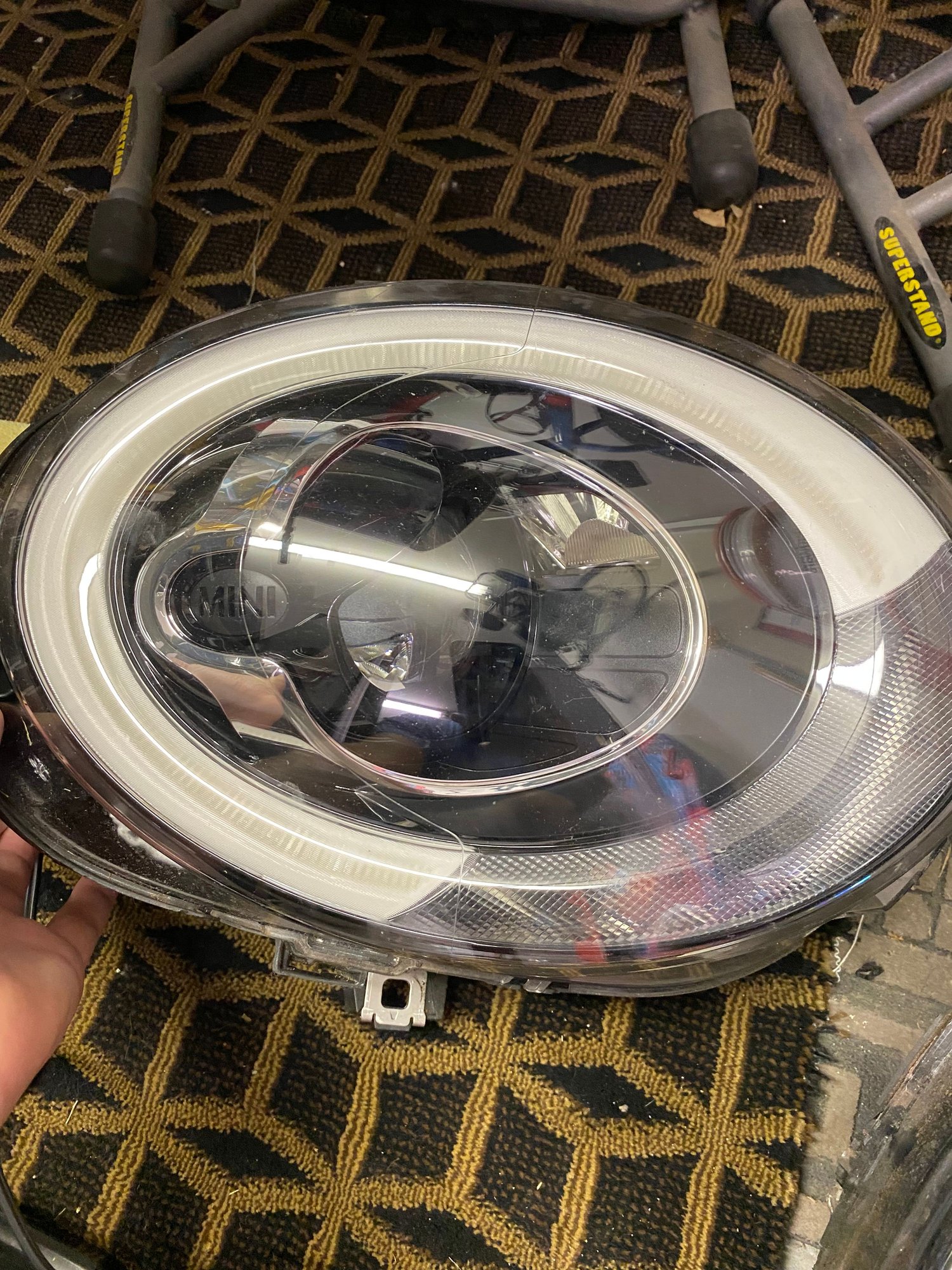 F56 cornering led headlights. Like new North American Motoring