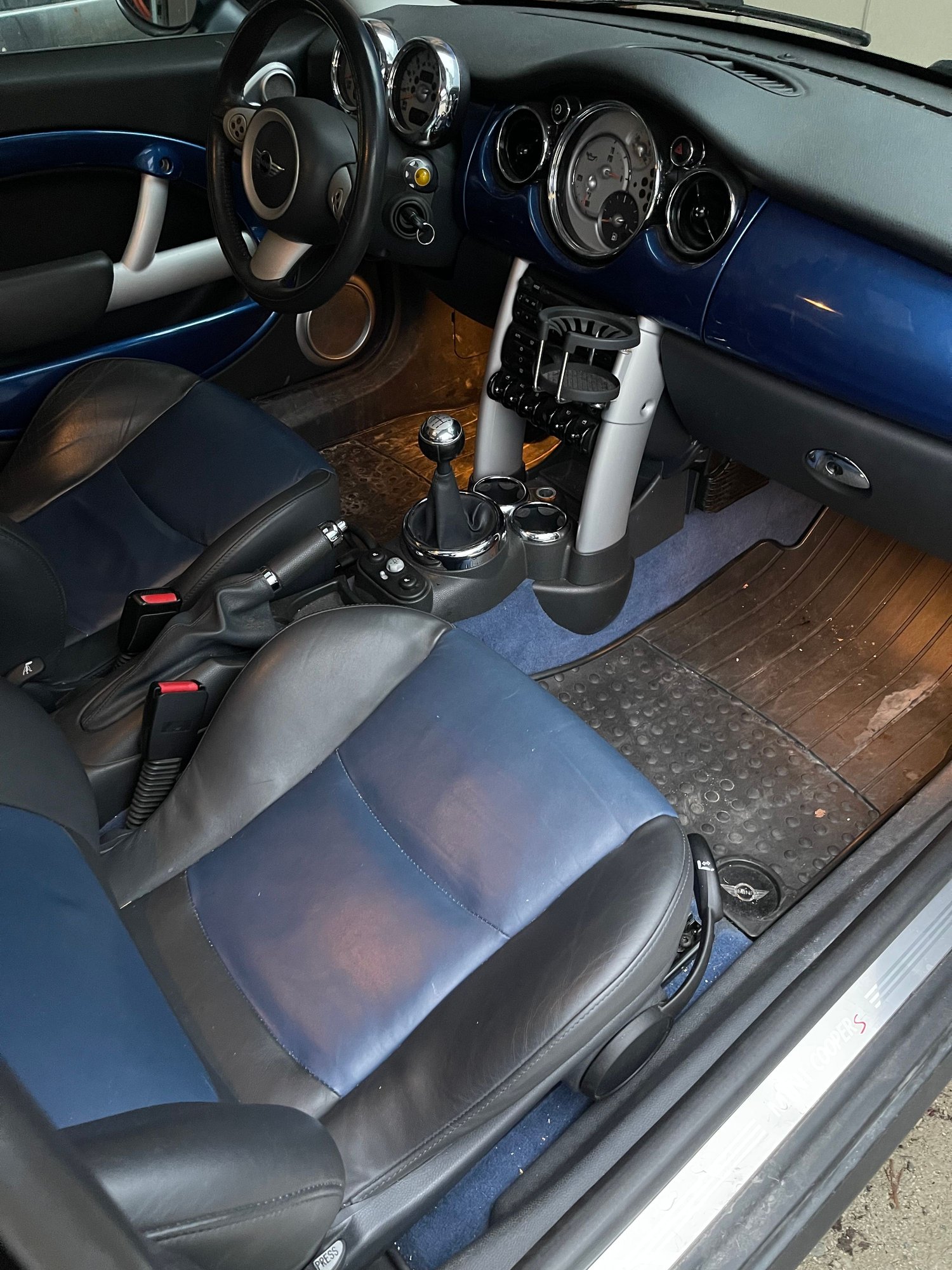 2006 Mini R53: "Mk I" Mini Cooper S - 1st gen - Used - VIN WMWRE33566TL23880 - 76,775 Miles - 4 cyl - 2WD - Manual - Hatchback - Blue - Plymouth, VT 05149, United States