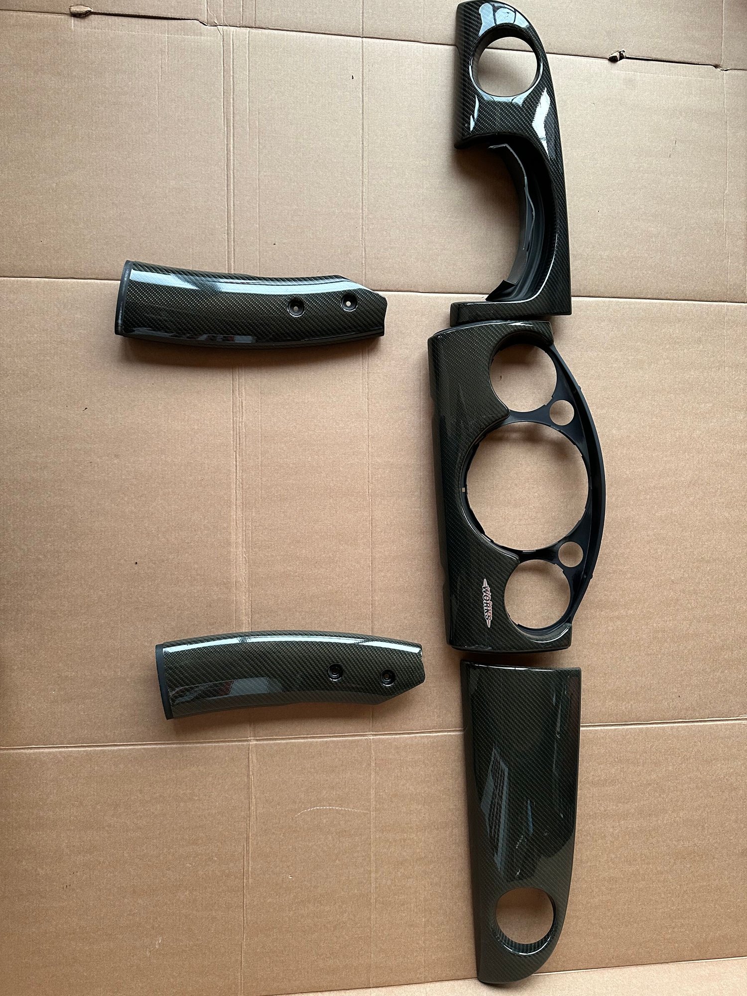 Interior/Upholstery - R53 JCW Carbon Fiber complete 3 piece dash and Downtubes - Used - 2005 to 2006 Mini R53: "Mk I" Mini Cooper S - Montreal, QC H3H2J2, Canada