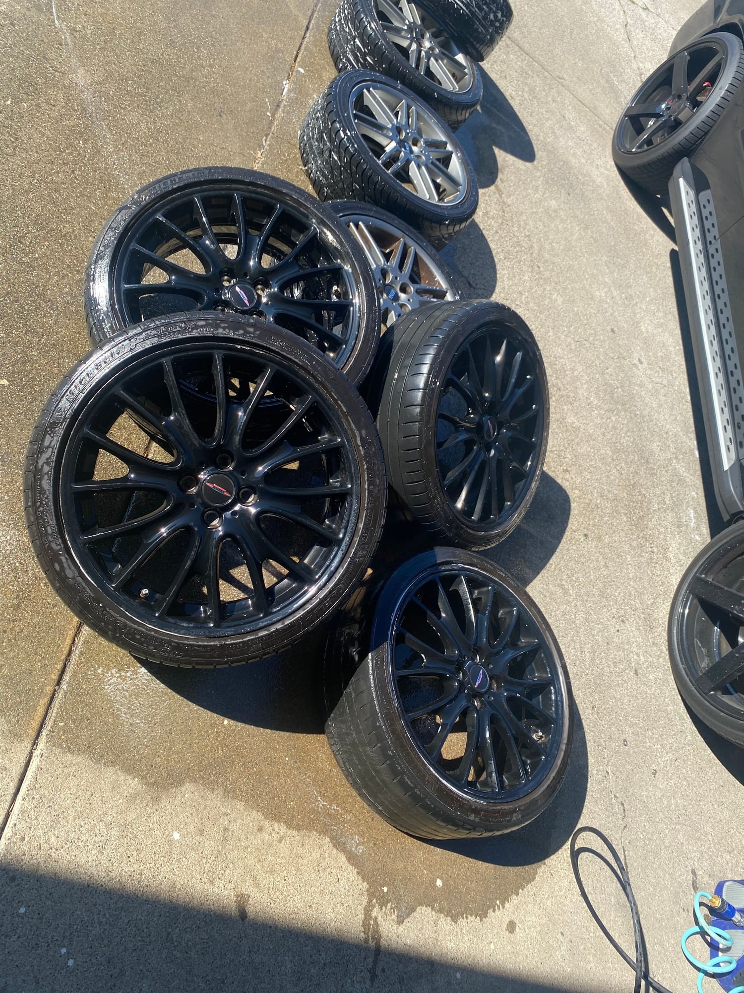 Wheels and Tires/Axles - R113 jcw 18 inch wheels 4x100 with Michellen tires - Used - 0  All Models - South San Francisco, CA 94080, United States