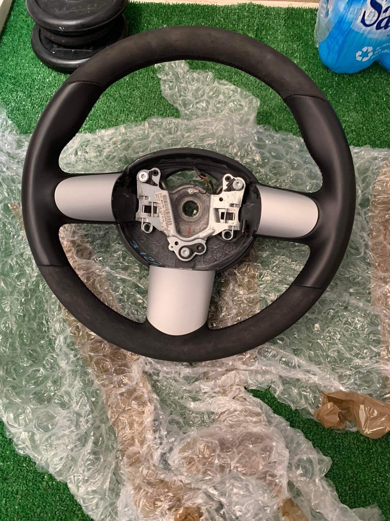 Interior/Upholstery - Custom R53 leather/alcantara steering wheel - Used - 0  All Models - Foster City, CA 94404, United States