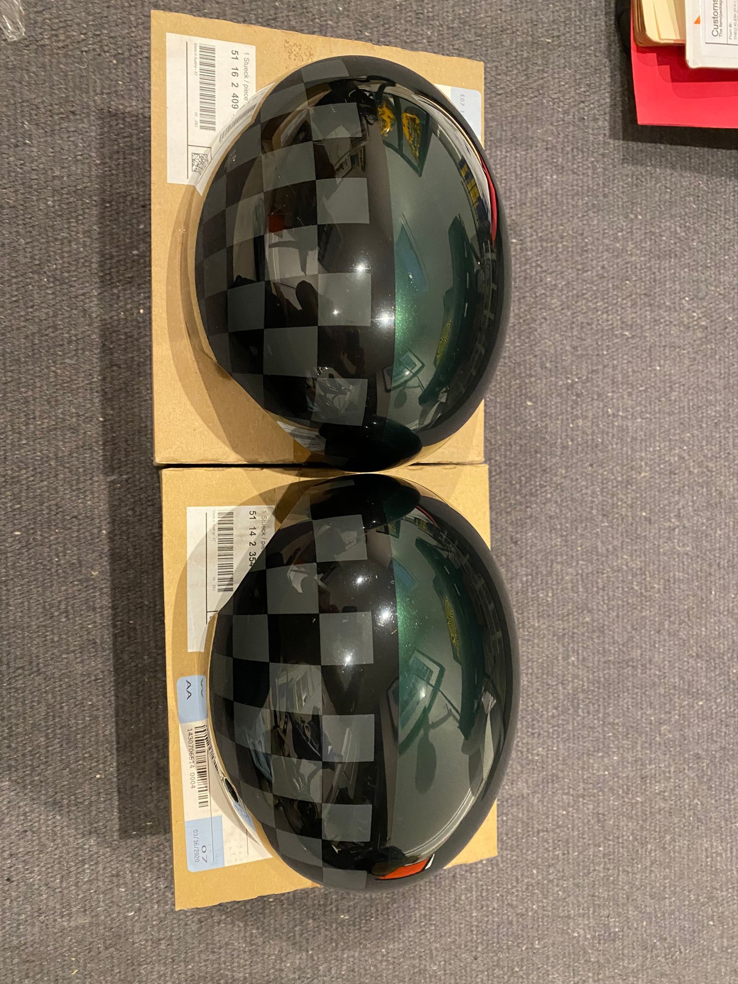 Exterior Body Parts - JCW Pro mirror caps - custom painted BRG 22 - Used - All Years  All Models - Montreal, QC H4X1G8, Canada