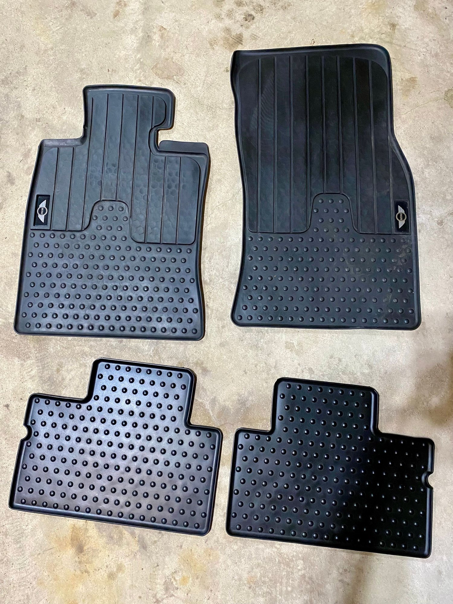 2013 Mini R55: "Mk II" Mini Clubman - OEM MINI All-Weather Rubber Floor Mats - Accessories - $40 - Wauconda, IL 60084, United States