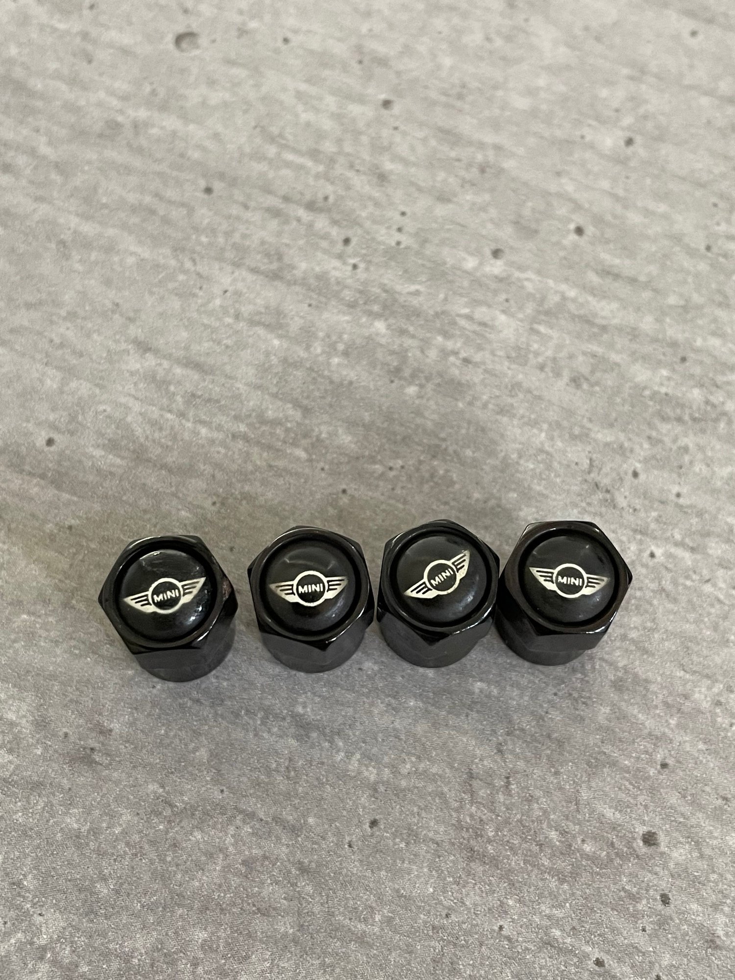 Accessories - MINI COOPER Tire Wheel Stem Caps Set of 4 with Mini Logo - Used - All Years Any Make All Models - Newport Beach, CA 92660, United States