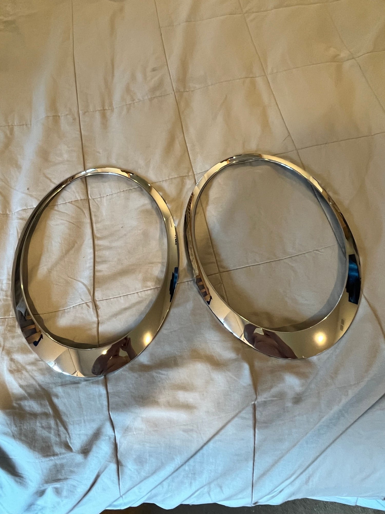 Lights - Chrome headlight & tail trim rings - New - 2007 to 2013 Mini R56: "Mk II" Mini Hatch/Hardtop range - White Plains, NY 10530, United States
