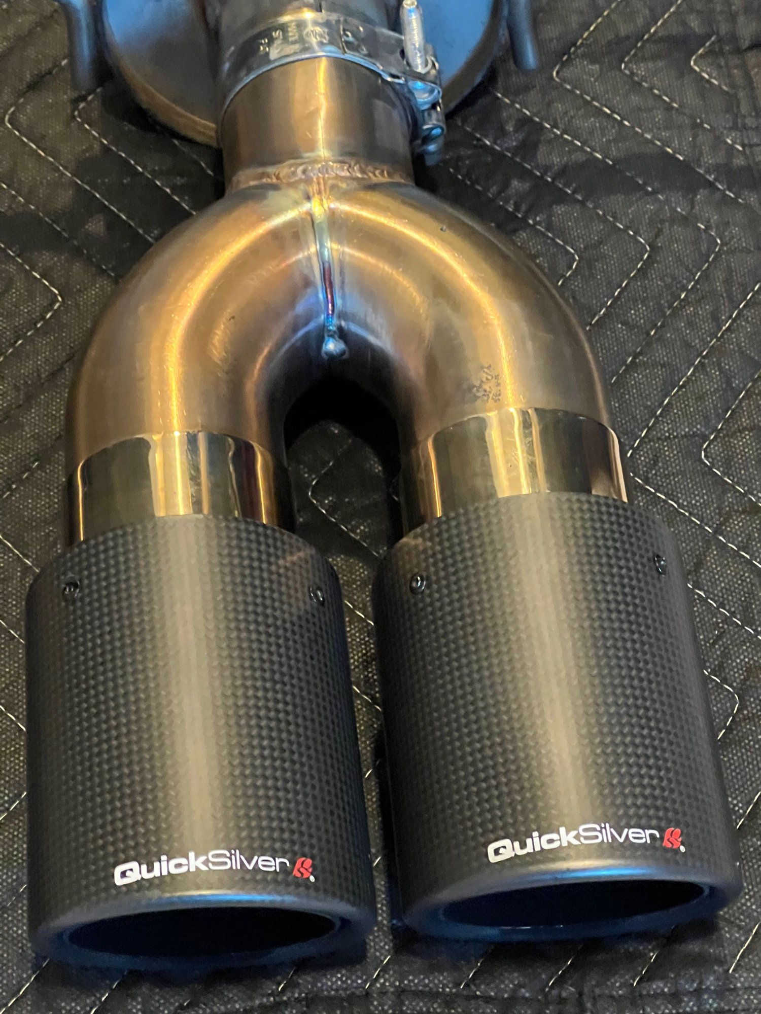 Engine - Exhaust - [R56] QuickSilver Sport Exhaust System with Carbon Fiber Tips - Used - 2007 to 2013 Mini R56: "Mk II" Mini Hatch/Hardtop range - Sf Bay Area, CA 94110, United States