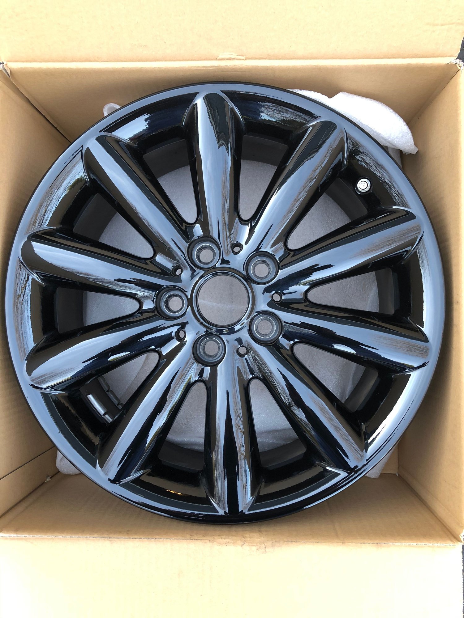 Wheels and Tires/Axles - 17"  Black Spoke Rims from 2020 4 Door Mini Cooper - Used - 2014 to 2022 Mini All Models - Indianapolis, IN 46240, United States
