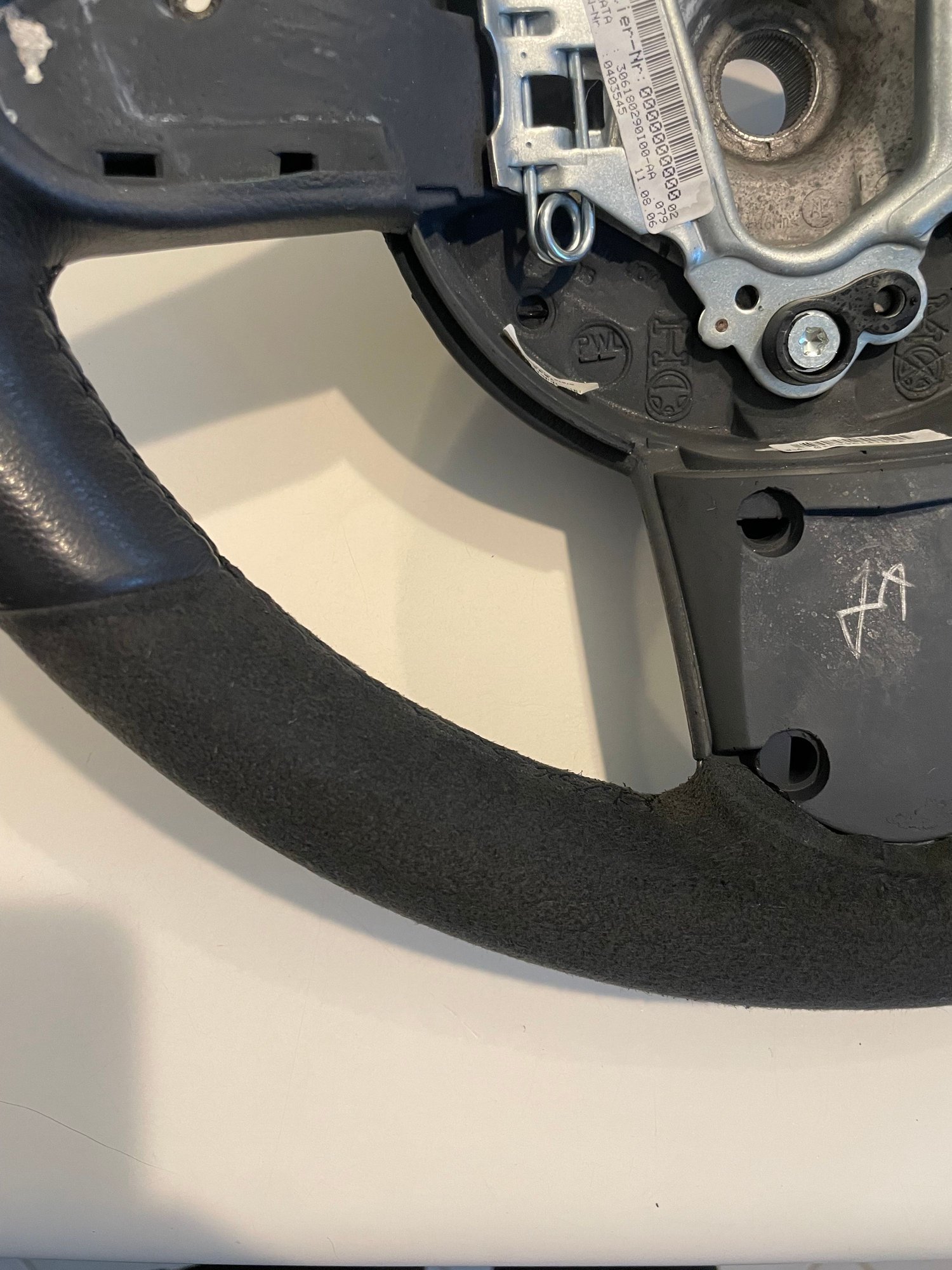 Steering/Suspension - MINI Cooper Gen 1 JCW Alcantara/Leather Steering Wheel R50 R52 R53 - Used - 2002 to 2006 Mini All Models - Tustin, CA 92782, United States