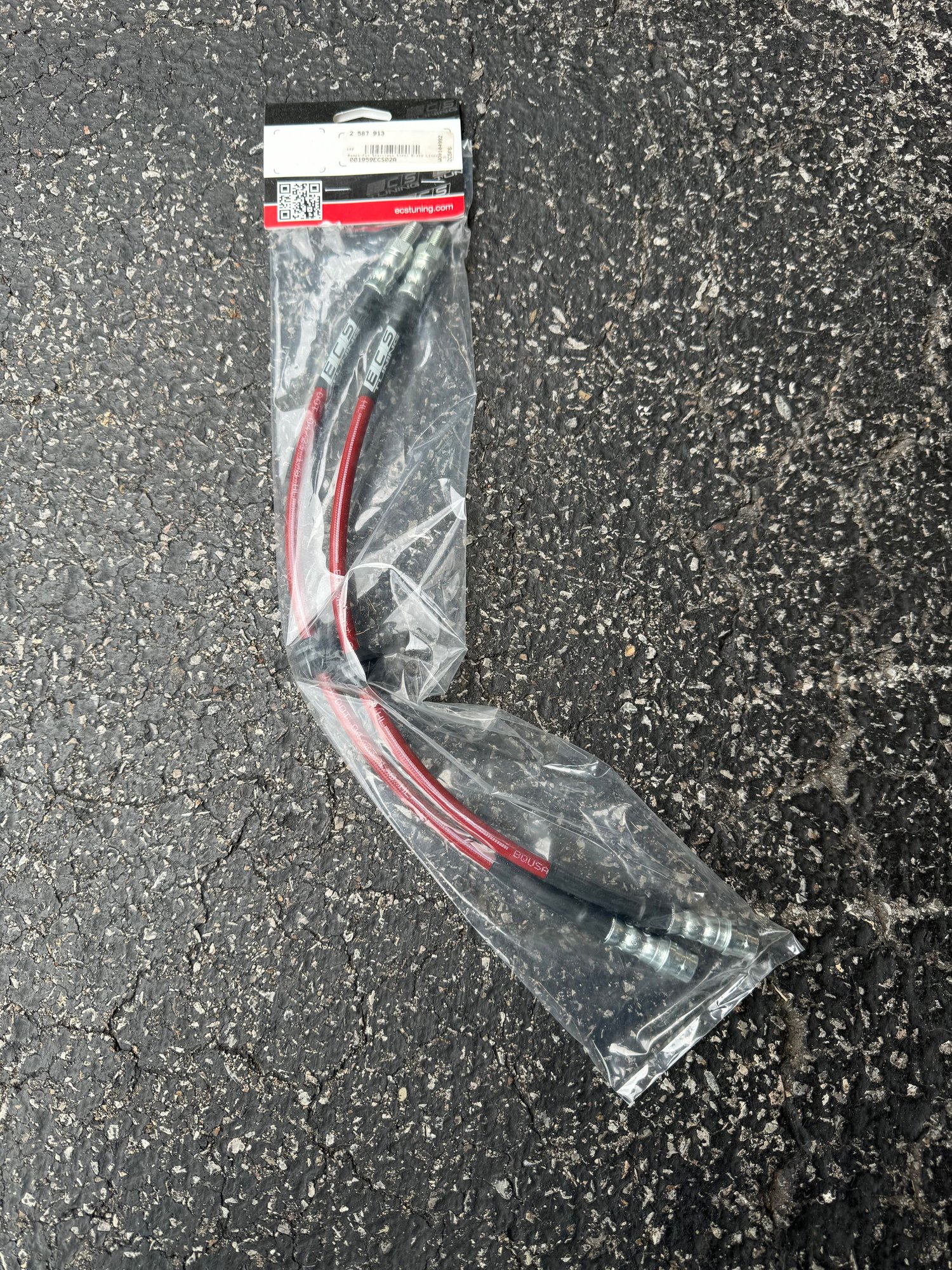 Brakes - ECS Rear Stainless Brake Lines - New - -1 to 2026  All Models - Rochester, NY 14623, United States