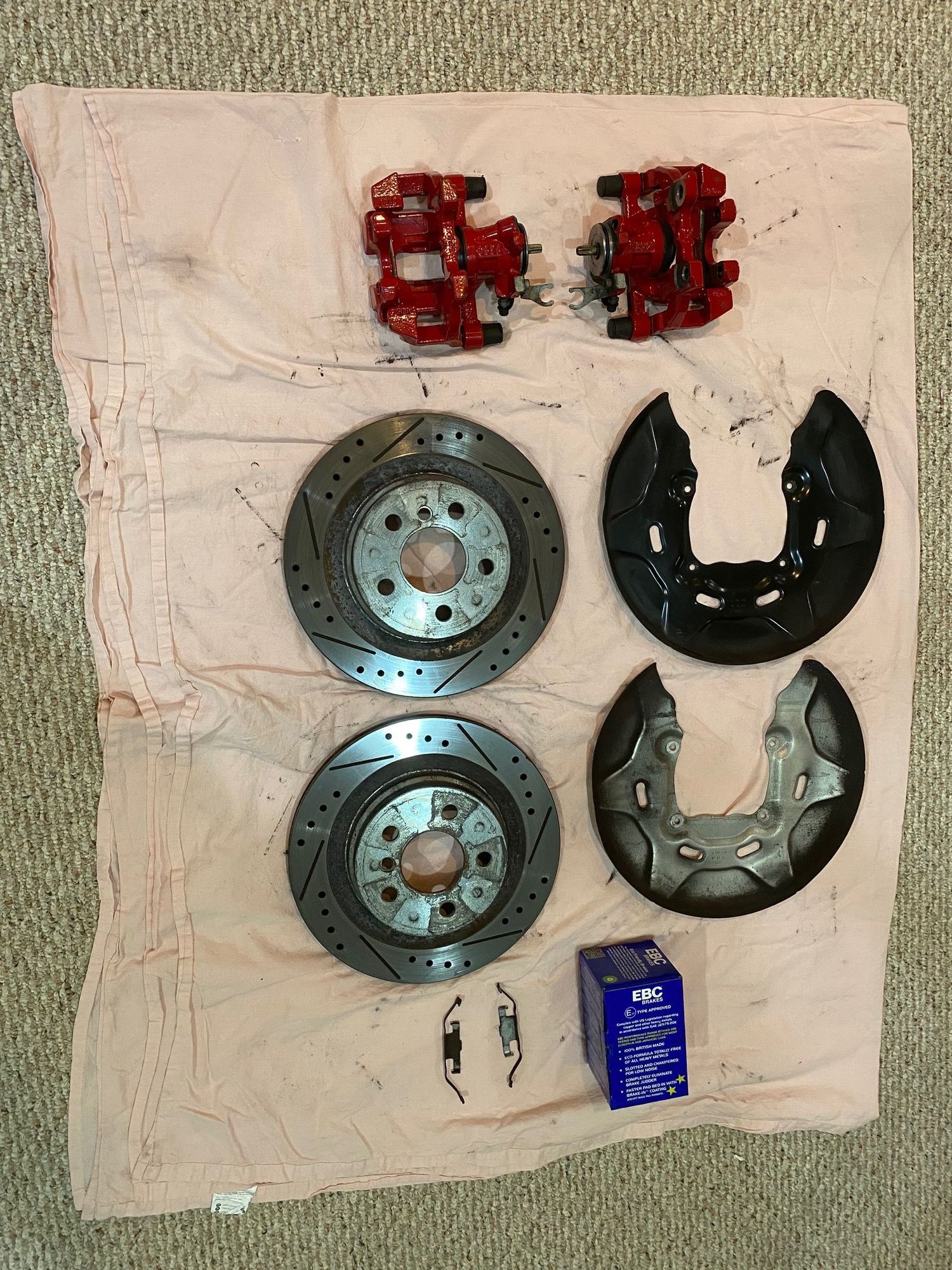 Brakes - JCW rear brake kit for F54 Clubman - Used - 2016 to 2022 Mini Cooper Clubman - West Bloomfield, MI 48324, United States