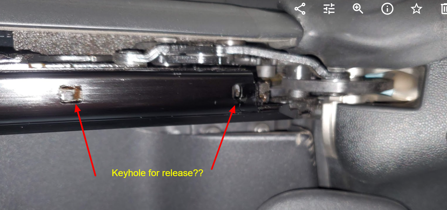 F57 Convert Top Stuck Sunroof cables broke. How to manual open