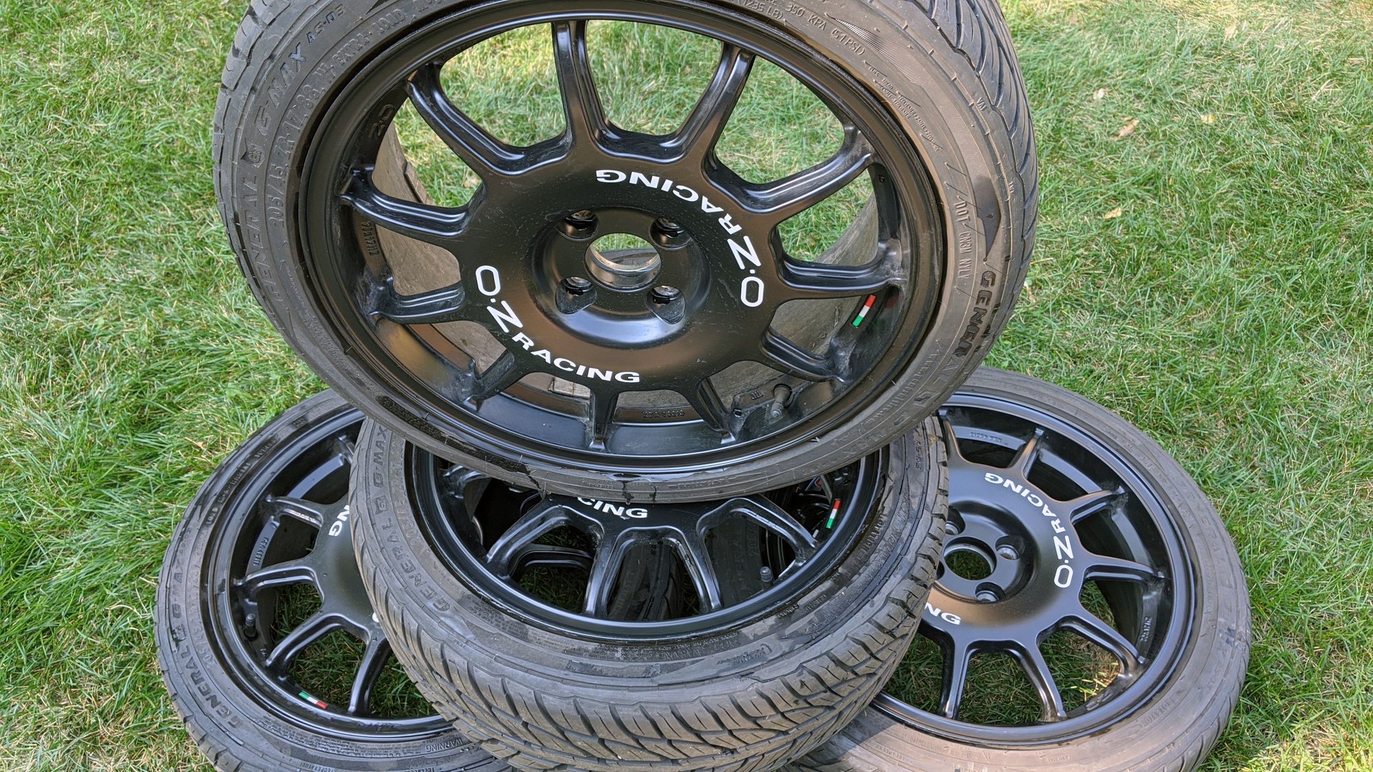 Wheels and Tires/Axles - OZ Leggenda Wheels Matte Black with 205/45ZR-17 - Used - 2002 to 2006 Mini R53: "Mk I" Mini Cooper S - Boulder, CO 80305, United States