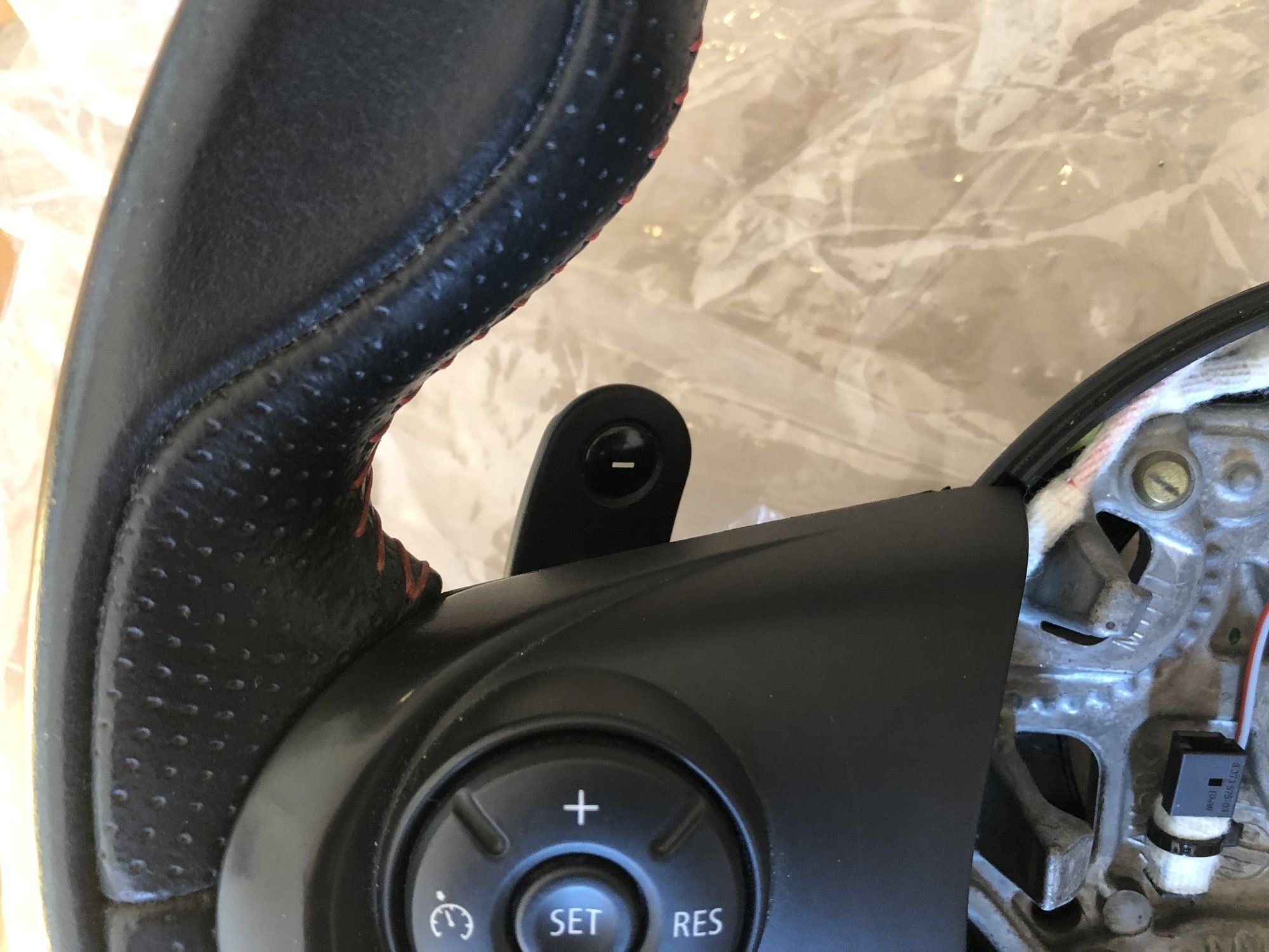 2015 Mini F56: Mini Hatch/Hardtop - Mini Cooper JCW Steering wheel with paddle shifters - Interior/Upholstery - $440 - Brooklyn, NY 11217, United States