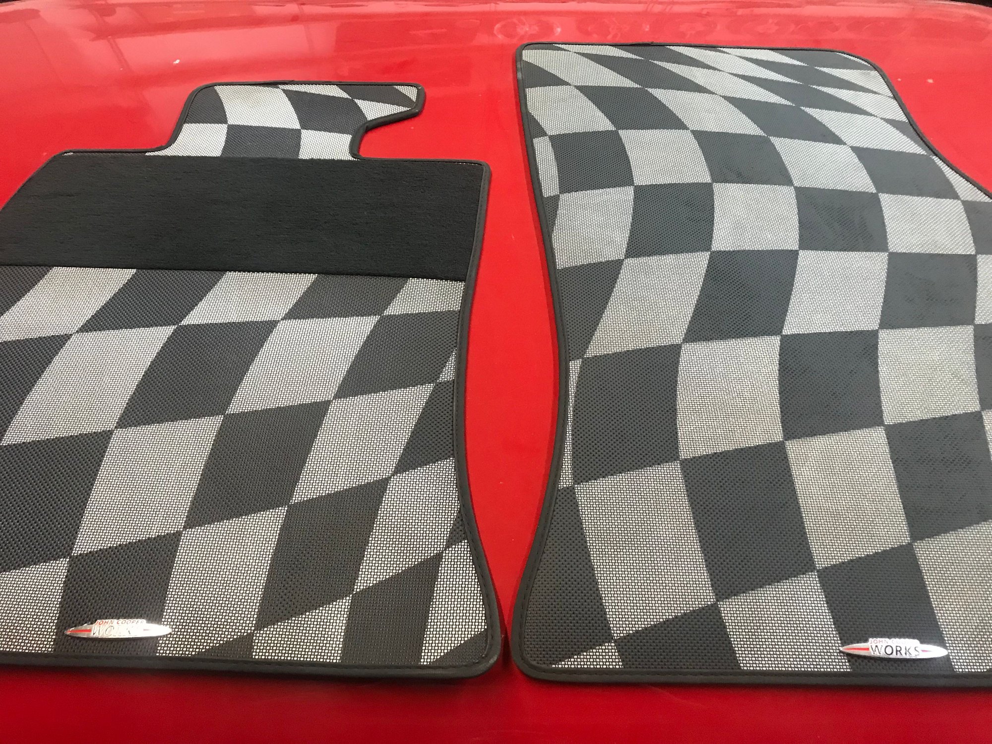 JCW checkered Carpets R56(second Generation) North American Motoring