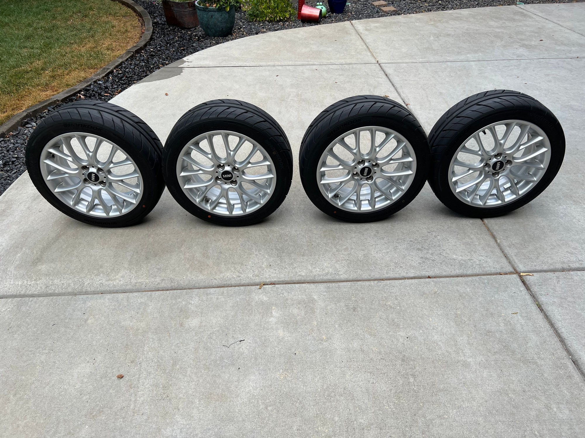 Wheels and Tires/Axles - R112 Wheels With Near New Hankook Ventus RS4 Tires and TPMS Monitors - Used - 2002 to 2013 Mini All Models - 0  All Models - Derby, KS 67037, United States