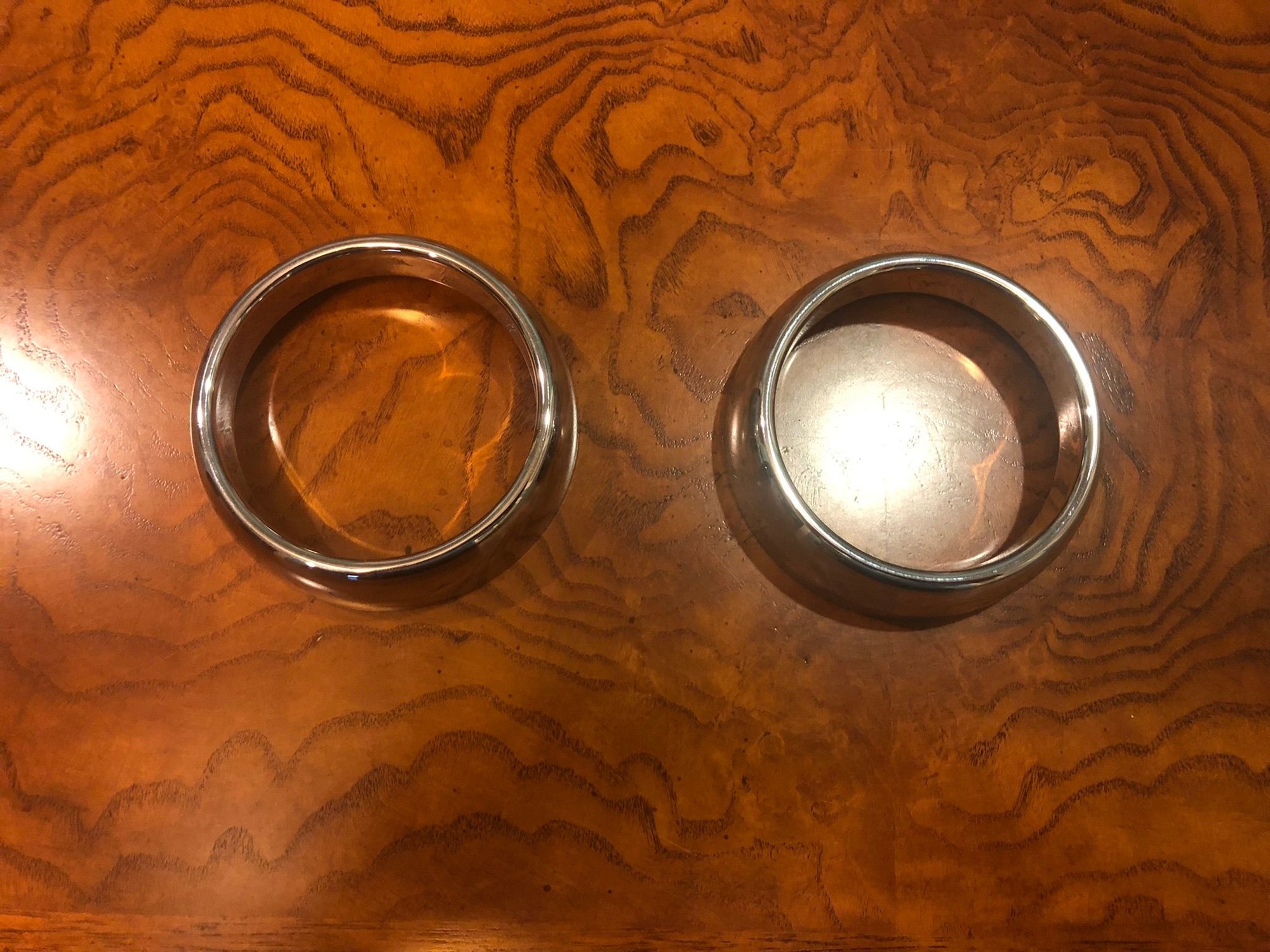 Interior/Upholstery - Genuine MINI Dash Vent Trim Ring Bezel Chrome Set  51457132399 02-08 R50 R52 R53 - Used - 2002 to 2008 Mini Cooper - Austin, TX 78738, United States