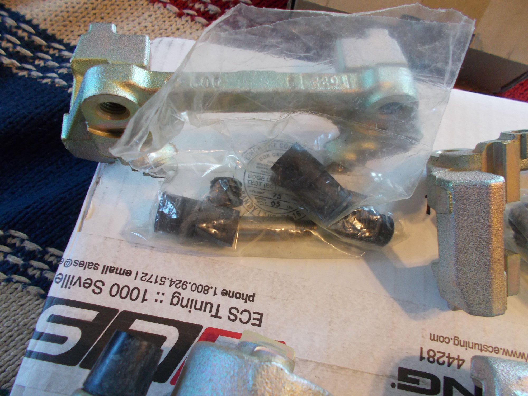 Brakes - New Genuine BMW MINI Brake Calipers, Carriers, etc. 2002-2006 MINI non-JCW. - New - 2002 to 2006 Mini Cooper - Bryan, OH 43506, United States