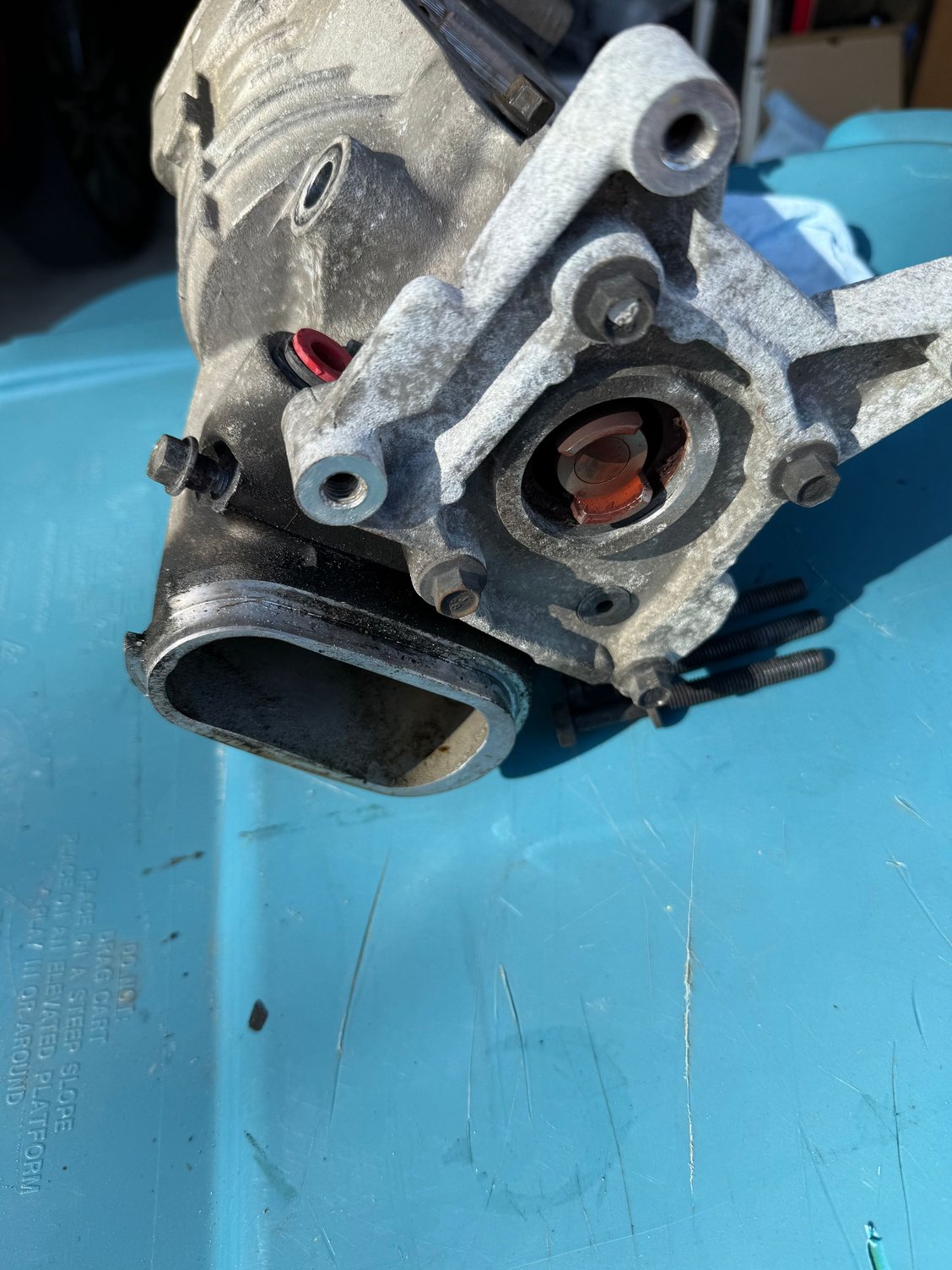 Water Pump removed.