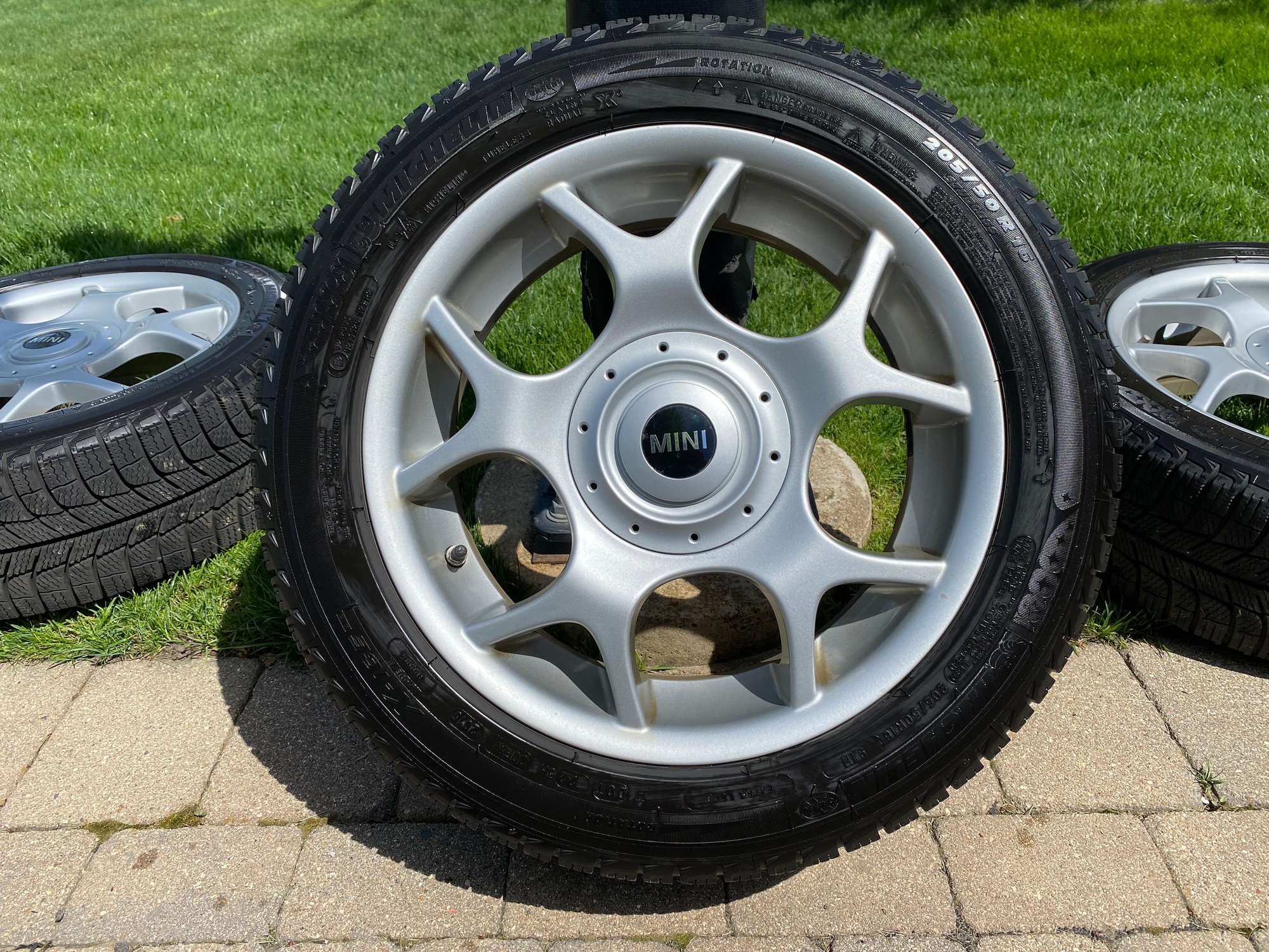 2013 Mini R55: "Mk II" Mini Clubman - Winter Wheel/Tire Set: R84 X-Lites w/Michelin X-Ice XI3 XL (w/TPMS) - Wheels and Tires/Axles - $250 - Wauconda, IL 60084, United States