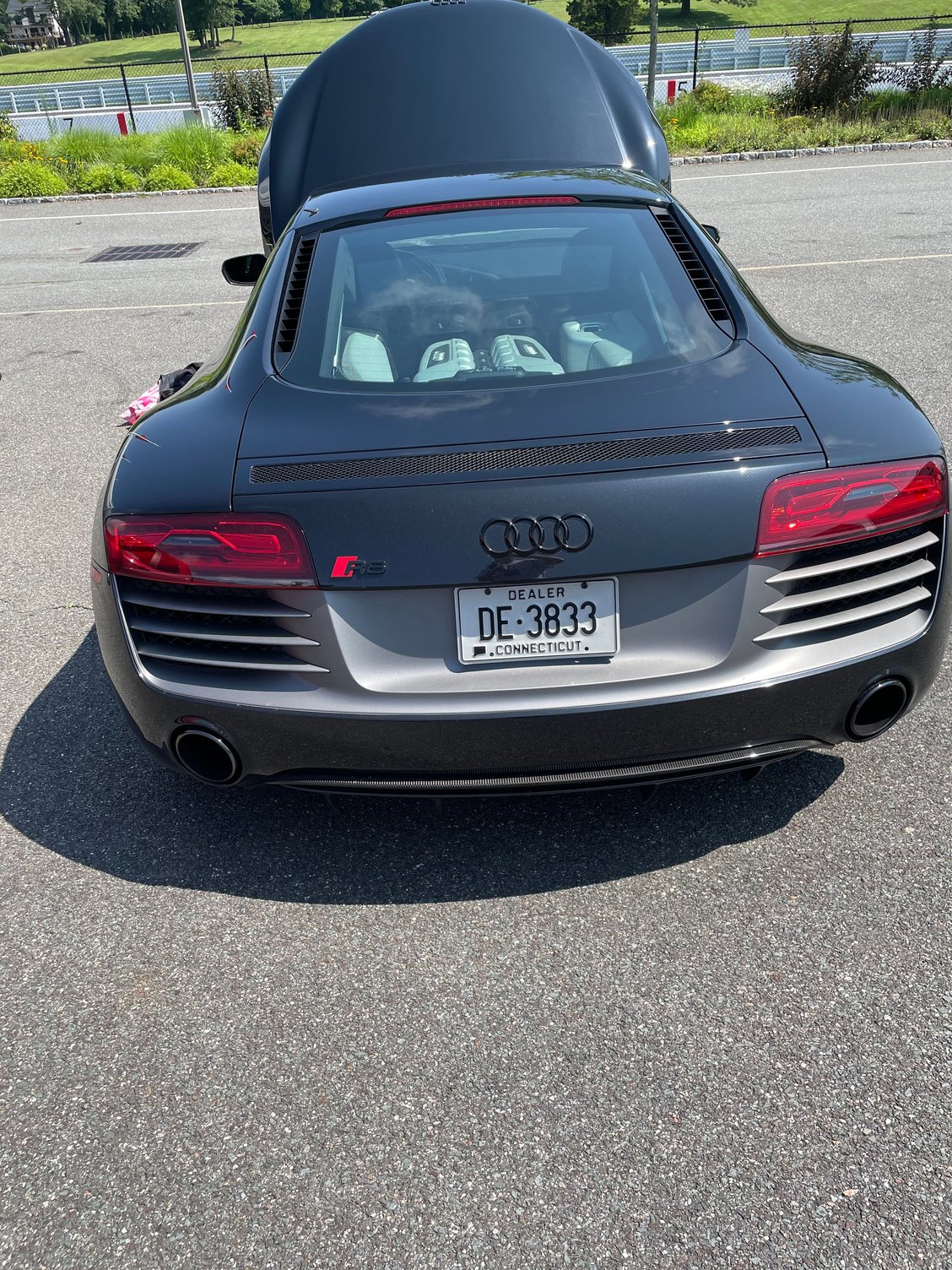 An Audi with a properly placed V10 engine