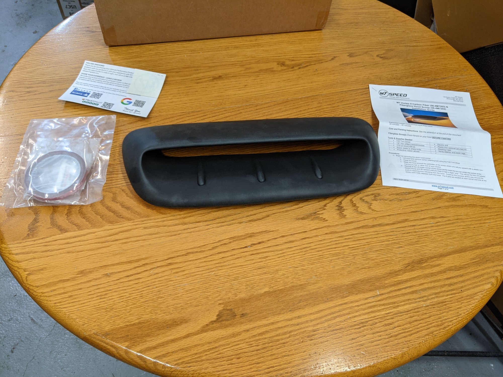 Exterior Body Parts - M7 Speed Mini Cooper Vortex hood scoop - New - 2007 to 2011 Mini R56: "Mk II" Mini Hatch/Hardtop range - Kirkland, WA 98033, United States