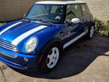 2005 Mini Cooper in Hyper Blue