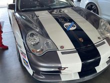 Something not seen every day... A factory Porsche Cup race car