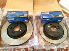 These will be installed on Thursday along with ECS' Exact-Fit red stainless steel brake lines and Motul RBF600 brake fluid.