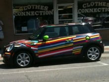 Striped Car
