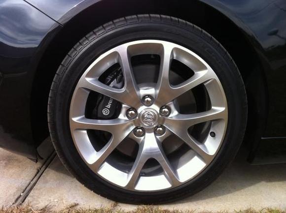 Wheel and Tires Image 
Brembo Brakes on a Buick!! Who would have thought?