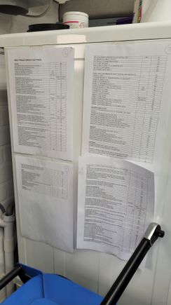 Surely I am not the only one who has printed out a list of all the bolt torque values and stick them up in the garage?