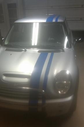 Exterior Image 
Added a blue offset rally stripe