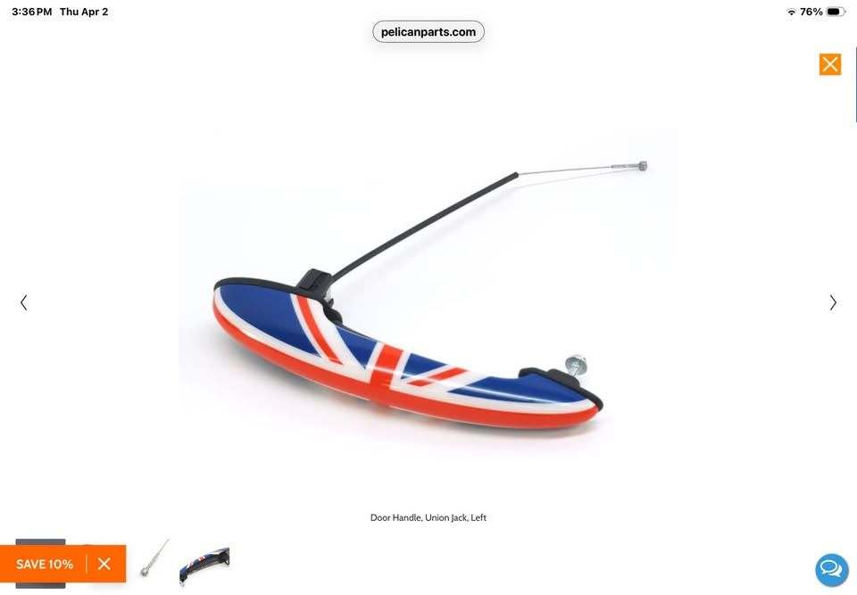 Accessories - OEM Full UJ door handles - New - 2002 to 2015 Mini R53: "Mk I" Mini Cooper S - Brockton, MA 02302, United States