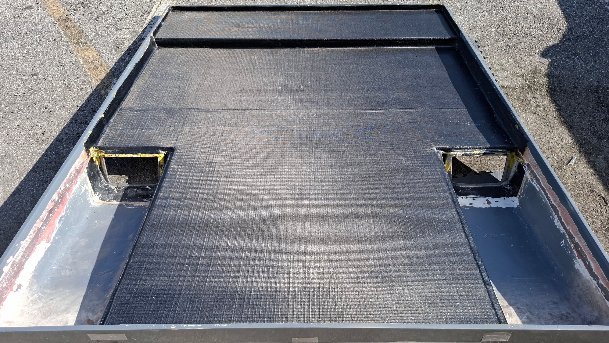 Almost half of the original factory weight