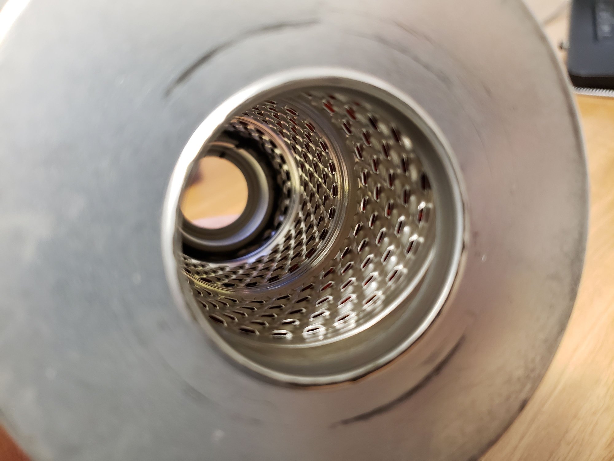 Pics of K&N oil filter cut open