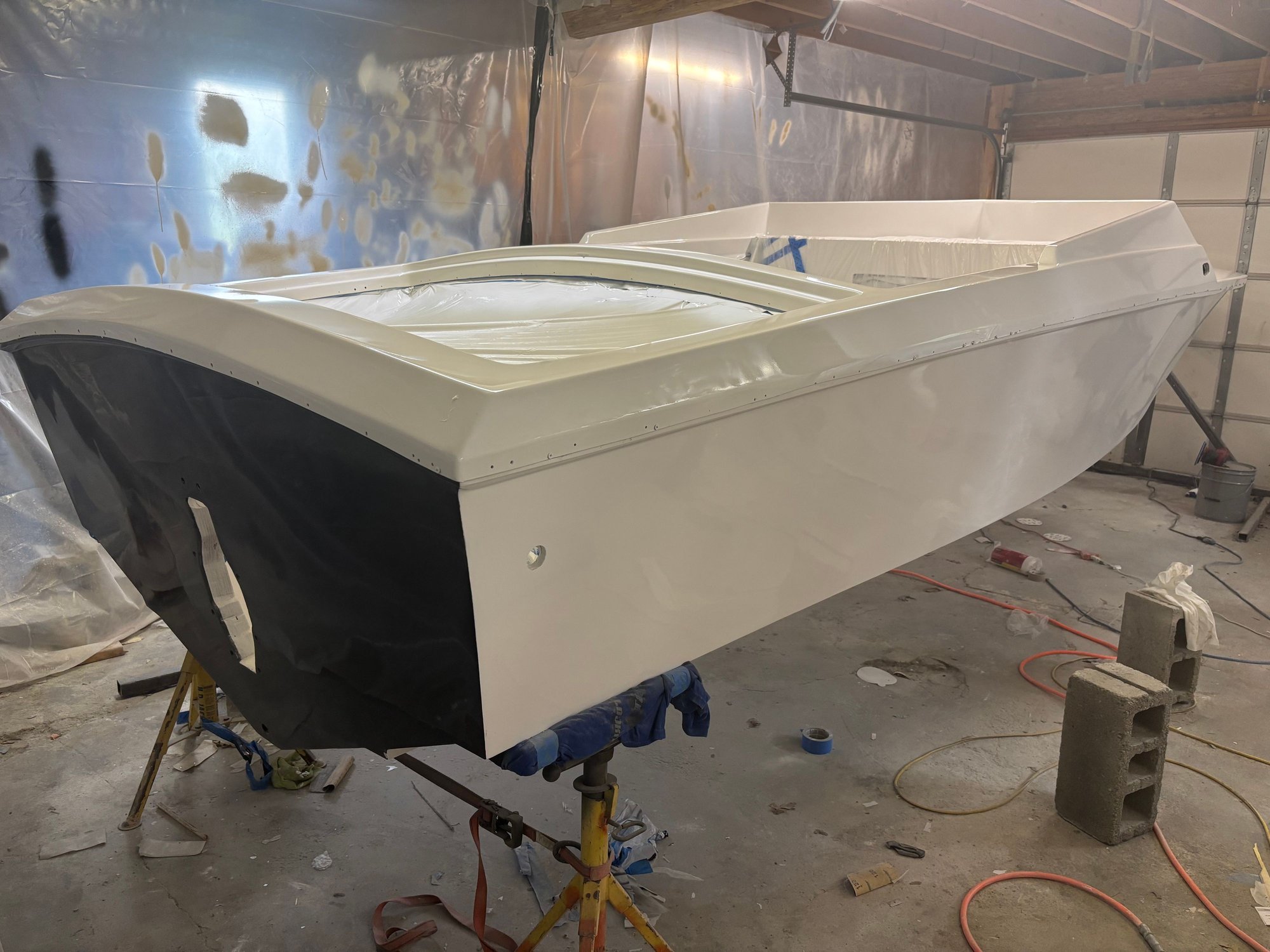 First time seeing it unwrapped. Came out ok first time ever painting anything. Got some sanding to do.