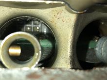 Forward full throttle poition. Only around 80% open